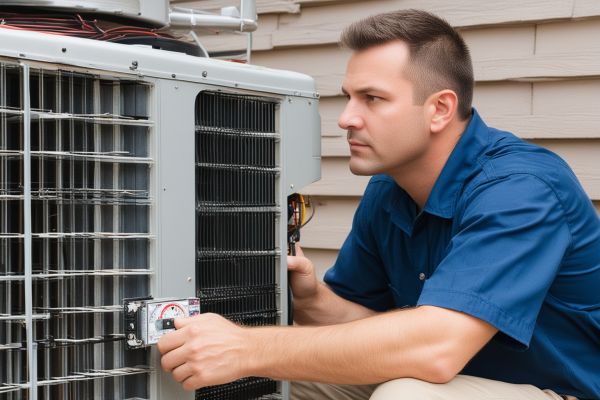 Modern HVAC service vehicle with professional branding and equipment